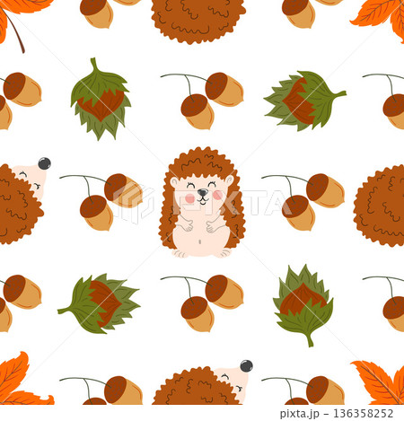Fabric pattern. Natural style, suitable for various prints, scarves, clothing, cushions 136358252