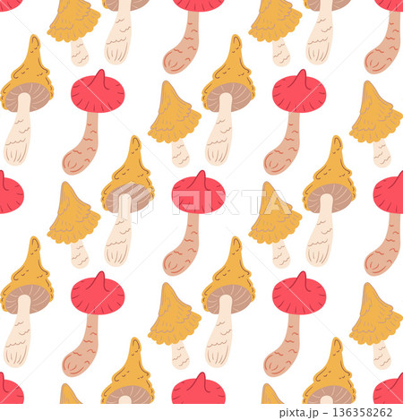 Fabric pattern. Natural style, suitable for various prints, scarves, clothing, cushions 136358262