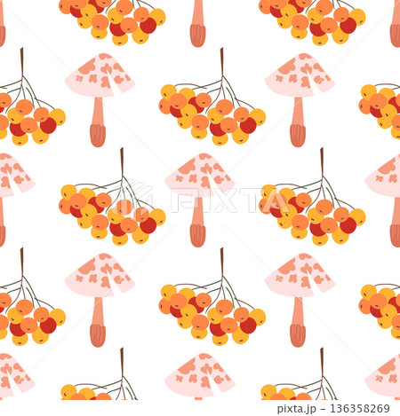 Fabric pattern. Natural style, suitable for various prints, scarves, clothing, cushions 136358269