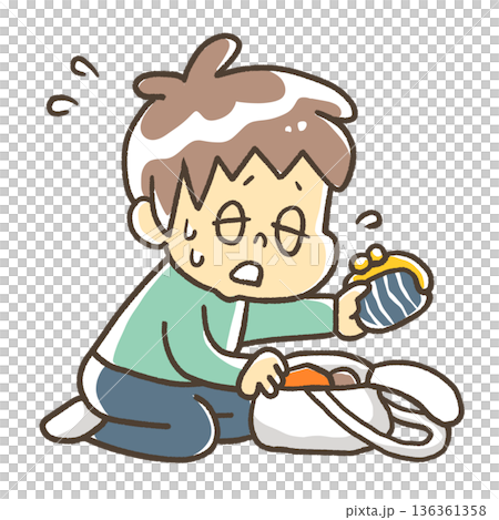 人們正匆匆準備出門 136361358