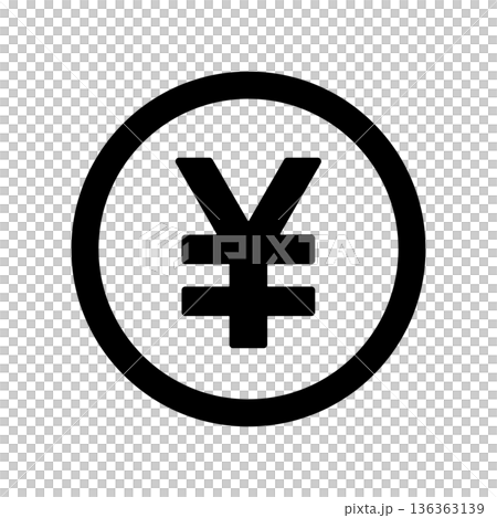 日圓標記圖示 貨幣/硬幣 日圓標記圖示 貨幣/硬幣 136363139