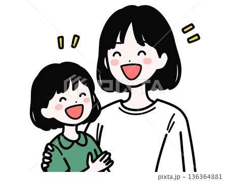 仲良し親子 136364881