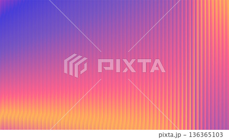 Ribbed glass with 3D texture effect, abstract soft colorful gradient fluted panel vector background, striped ripple blur Ribbed glass with 3D texture effect, abstract soft colorful gradient fluted panel vector background, striped ripple blur 136365103