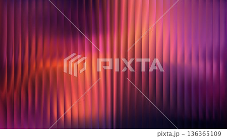 Ribbed glass with 3D texture effect, abstract purple gradient fluted panel vector background, striped and ripple blur Ribbed glass with 3D texture effect, abstract purple gradient fluted panel vector background, striped and ripple blur 136365109