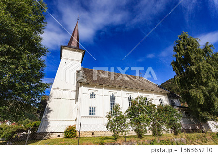 Solvorn wooden church in Norway Solvorn wooden church in Norway 136365210