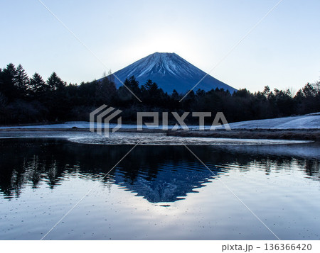 ダブルダイヤモンド富士 ダブルダイヤモンド富士 136366420