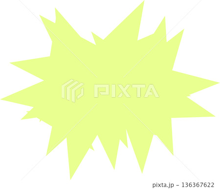 放射状に広がる星 136367622