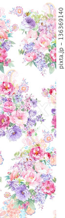 Elegant Floral Paisley Damask Geometric Stripe Ornate Pastel Wallpaper Patterns 136369140