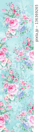 Elegant Floral Paisley Damask Geometric Stripe Ornate Pastel Wallpaper Patterns 136369265