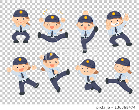 女性保全插畫集 136369474