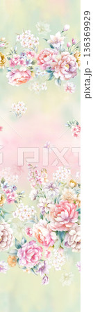 Elegant Floral Paisley Damask Geometric Stripe Ornate Pastel Wallpaper Patterns 136369929