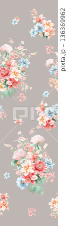 Elegant Floral Paisley Damask Geometric Stripe Ornate Pastel Wallpaper Patterns 136369962