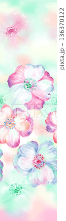 Elegant Floral Paisley Damask Geometric Stripe Ornate Pastel Wallpaper Patterns 136370122