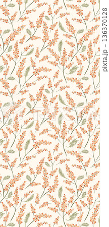 Elegant Floral Paisley Damask Geometric Stripe Ornate Pastel Wallpaper Patterns 136370128