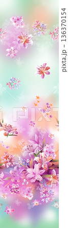 Elegant Floral Paisley Damask Geometric Stripe Ornate Pastel Wallpaper Patterns 136370154