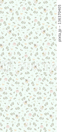 Elegant Floral Paisley Damask Geometric Stripe Ornate Pastel Wallpaper Patterns 136370405