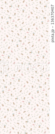 Elegant Floral Paisley Damask Geometric Stripe Ornate Pastel Wallpaper Patterns 136370407