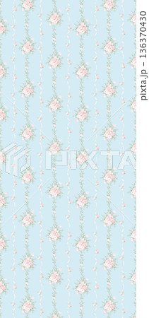 Elegant Floral Paisley Damask Geometric Stripe Ornate Pastel Wallpaper Patterns 136370430