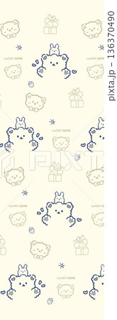 Elegant Floral Paisley Damask Geometric Stripe Ornate Pastel Wallpaper Patterns 136370490