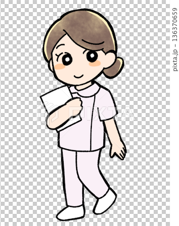 優しそうな看護師 136370659