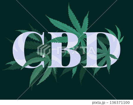 Product mockup template design, CBD text...のイラスト素材 [136371100] - PIXTA