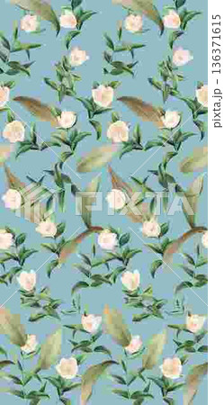 Delicate Pastel Floral Bear Bunny Panda Fruit Bird Kawaii Phone Wallpapers 136371615