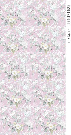 Delicate Pastel Floral Bear Bunny Panda Fruit Bird Kawaii Phone Wallpapers 136371623