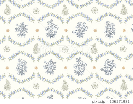 Delicate Pastel Floral Bear Bunny Panda Fruit Bird Kawaii Phone Wallpapers 136371981