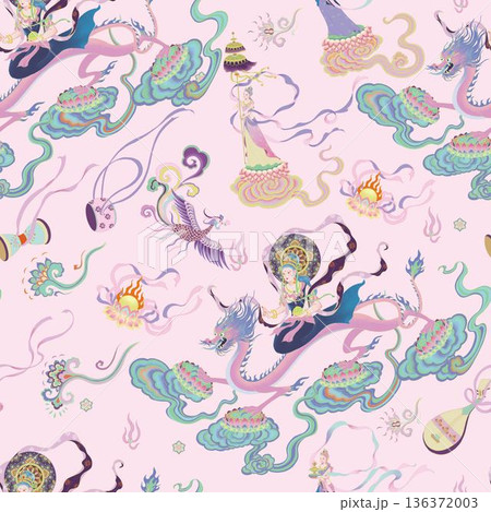 Delicate Pastel Floral Bear Bunny Panda Fruit Bird Kawaii Phone Wallpapers 136372003