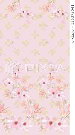 Delicate Pastel Floral Bear Bunny Panda Fruit Bird Kawaii Phone Wallpapers 136372041