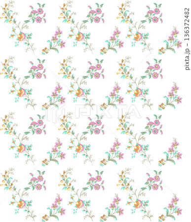 Delicate Pastel Floral Bear Bunny Panda Fruit Bird Kawaii Phone Wallpapers 136372482