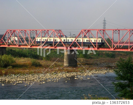 2008.11.2 上田電鉄別所線 千曲川橋梁 7200系 2008.11.2 上田電鉄別所線 千曲川橋梁 7200系 136372653