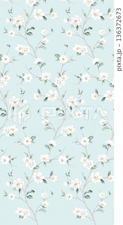 Delicate Pastel Floral Bear Bunny Panda Fruit Bird Kawaii Phone Wallpapers 136372673