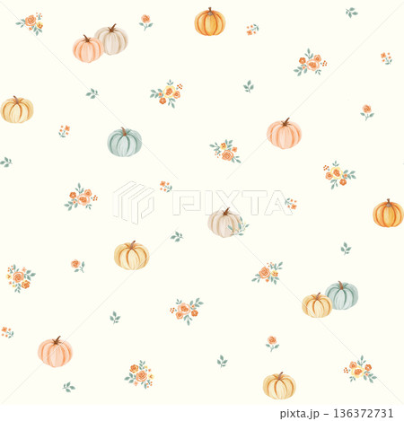 Delicate Pastel Floral Bear Bunny Panda Fruit Bird Kawaii Phone Wallpapers 136372731