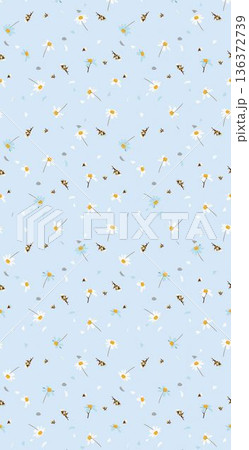 Delicate Pastel Floral Bear Bunny Panda Fruit Bird Kawaii Phone Wallpapers 136372739