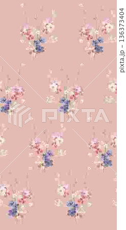 Beautiful Pastel Floral Polka Dot Watercolor Geometric Ornate Phone Wallpapers 136373404