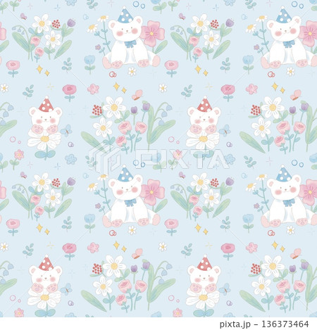 Beautiful Pastel Floral Polka Dot Watercolor Geometric Ornate Phone Wallpapers 136373464