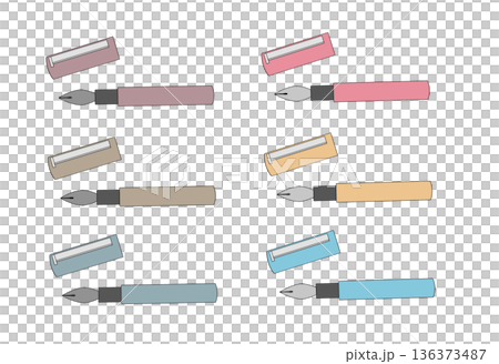 一套簡單的鋼筆顏色變化套裝 一套簡單的鋼筆顏色變化套裝 136373487