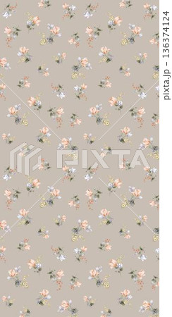 Beautiful Pastel Floral Polka Dot Watercolor Geometric Ornate Phone Wallpapers 136374124