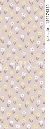 Beautiful Pastel Floral Polka Dot Watercolor Geometric Ornate Phone Wallpapers 136374330