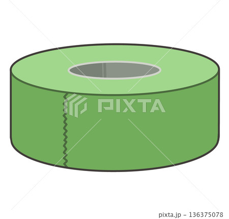 養生テープのイラスト 136375078