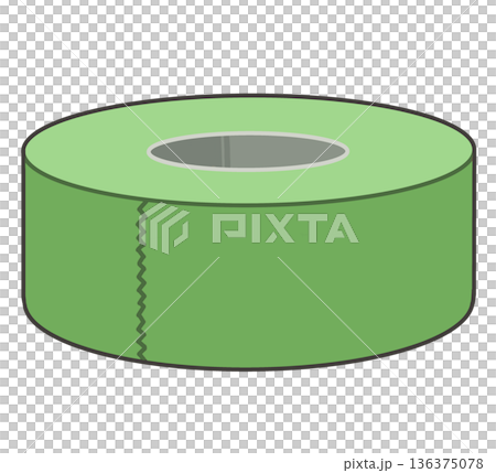 養生テープのイラスト 136375078