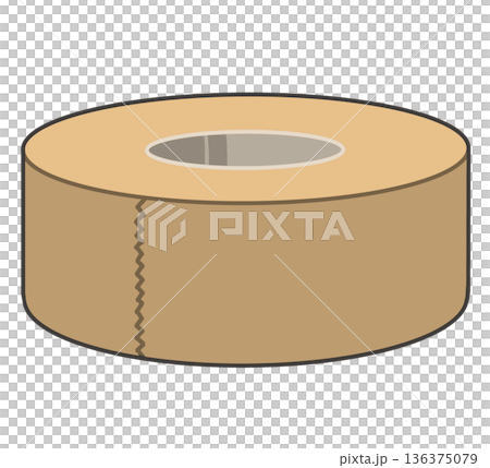 膠帶的例證 136375079