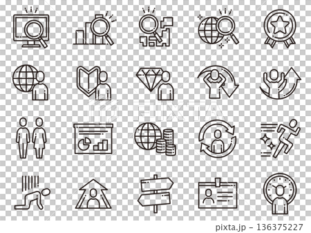 Business Human Icons 07 Business Human Icons 136375227