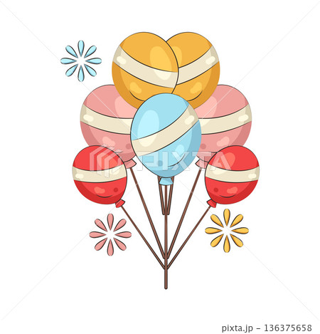 Illustration of balloon 136375658