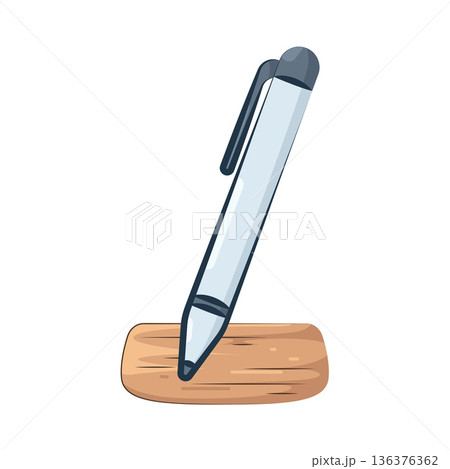 Illustration of pen Illustration of pen 136376362