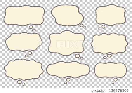 Speech bubble illustration showing mental confusion Speech bubble illustration showing mental confusion 136376505
