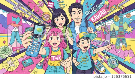 平成レトロ！家族でカワイイ探訪 136376651