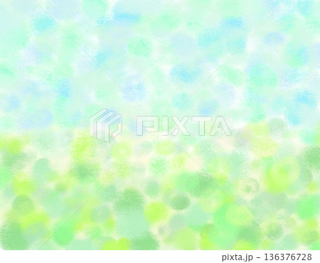 爽やかな春色の水彩ドットが広がる背景イラスト|春、水彩、ドット、パステル、背景 爽やかな春色の水彩ドットが広がる背景イラスト|春、水彩、ドット、パステル、背景 136376728