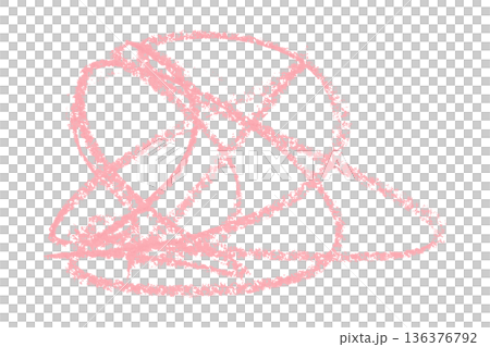 pink pencil strokes isolated on transparent background pink pencil strokes isolated on transparent background 136376792